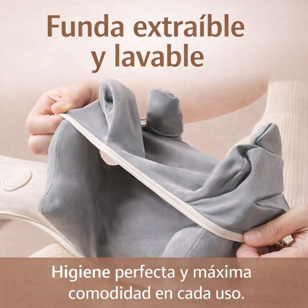 Masajeador Cervical 5D con Calor – Alivio Profundo y Relax Premium en Casa